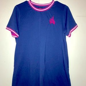 Disney castle ringer tee